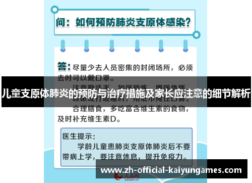 儿童支原体肺炎的预防与治疗措施及家长应注意的细节解析
